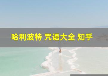 哈利波特 咒语大全 知乎